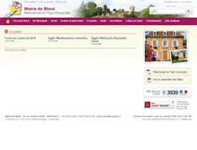 Tablet Screenshot of mairie-blace.fr